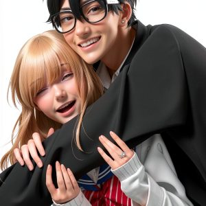 Glasses with a Chance of Delinquent Manga English School-0