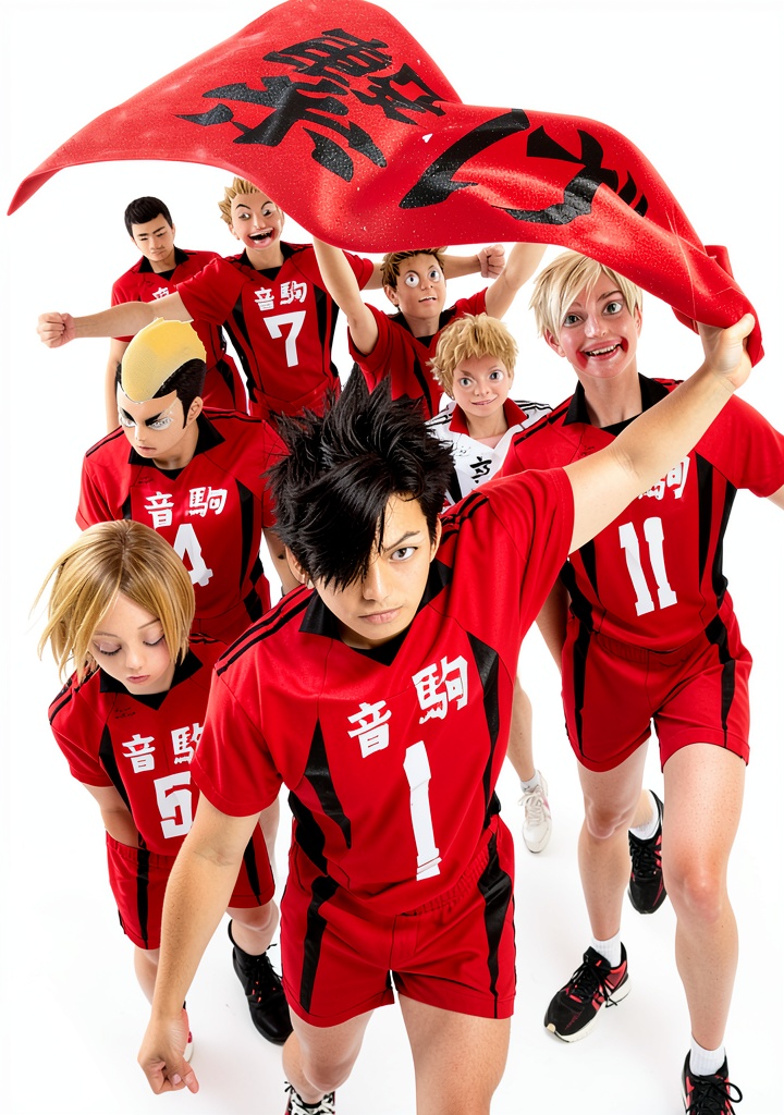 Haikyu!! manga cover showing volleyball action scene