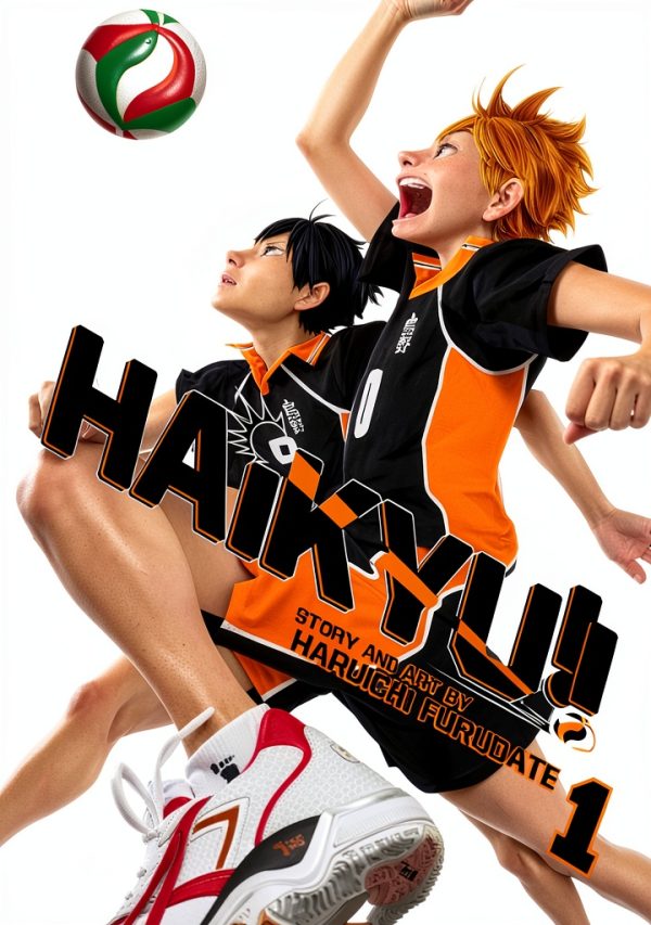 Haikyu Vol 1 VIZ Media Shonen Jump Sports Manga Teens-0