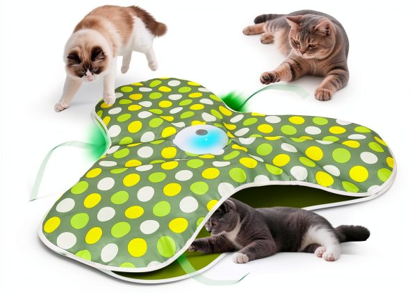 Interactive Cat Toy FUGODIWI Automatic Feather Mouse Toy Model P43-0